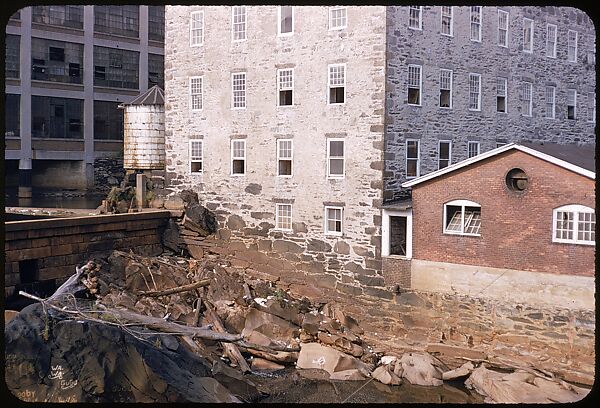 [654 Views of Mills, for Fortune Article "These Dark Satanic Mills"], Walker Evans (American, St. Louis, Missouri 1903–1975 New Haven, Connecticut), Color film transparency