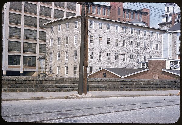 [654 Views of Mills, for Fortune Article "These Dark Satanic Mills"], Walker Evans (American, St. Louis, Missouri 1903–1975 New Haven, Connecticut), Color film transparency