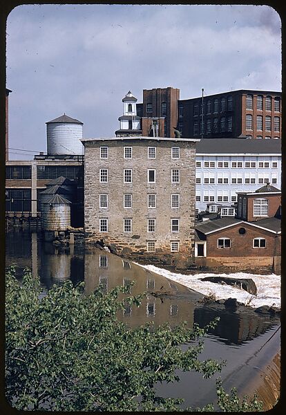 [654 Views of Mills, for Fortune Article "These Dark Satanic Mills"], Walker Evans (American, St. Louis, Missouri 1903–1975 New Haven, Connecticut), Color film transparency