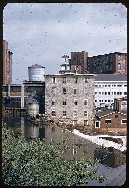 [654 Views of Mills, for Fortune Article "These Dark Satanic Mills"], Walker Evans (American, St. Louis, Missouri 1903–1975 New Haven, Connecticut), Color film transparency