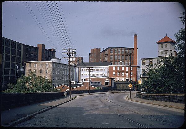 [654 Views of Mills, for Fortune Article "These Dark Satanic Mills"], Walker Evans (American, St. Louis, Missouri 1903–1975 New Haven, Connecticut), Color film transparency