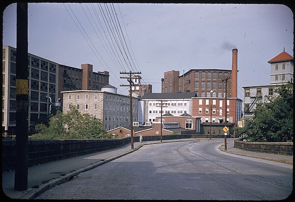 [654 Views of Mills, for Fortune Article "These Dark Satanic Mills"], Walker Evans (American, St. Louis, Missouri 1903–1975 New Haven, Connecticut), Color film transparency