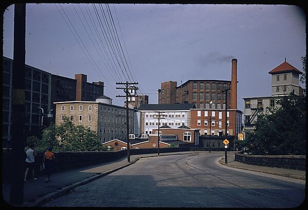 [654 Views of Mills, for Fortune Article "These Dark Satanic Mills"], Walker Evans (American, St. Louis, Missouri 1903–1975 New Haven, Connecticut), Color film transparency