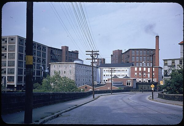 [654 Views of Mills, for Fortune Article "These Dark Satanic Mills"], Walker Evans (American, St. Louis, Missouri 1903–1975 New Haven, Connecticut), Color film transparency
