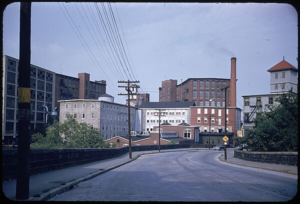 [654 Views of Mills, for Fortune Article "These Dark Satanic Mills"], Walker Evans (American, St. Louis, Missouri 1903–1975 New Haven, Connecticut), Color film transparency
