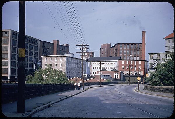 [654 Views of Mills, for Fortune Article "These Dark Satanic Mills"], Walker Evans (American, St. Louis, Missouri 1903–1975 New Haven, Connecticut), Color film transparency