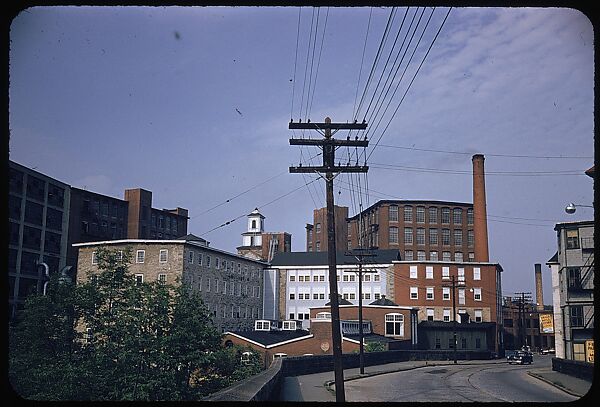 [654 Views of Mills, for Fortune Article "These Dark Satanic Mills"], Walker Evans (American, St. Louis, Missouri 1903–1975 New Haven, Connecticut), Color film transparency