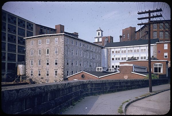 [654 Views of Mills, for Fortune Article "These Dark Satanic Mills"], Walker Evans (American, St. Louis, Missouri 1903–1975 New Haven, Connecticut), Color film transparency