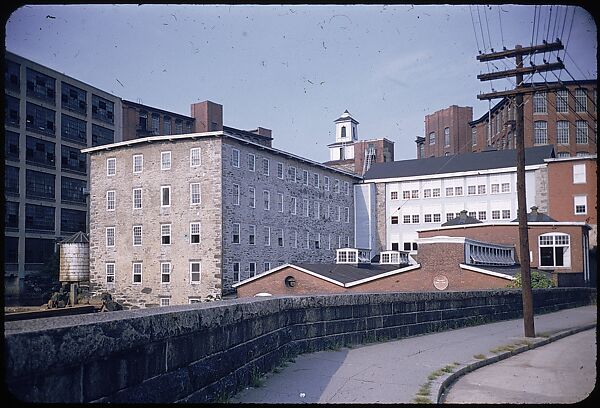 [654 Views of Mills, for Fortune Article "These Dark Satanic Mills"], Walker Evans (American, St. Louis, Missouri 1903–1975 New Haven, Connecticut), Color film transparency