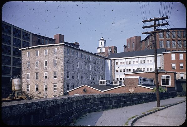 [654 Views of Mills, for Fortune Article "These Dark Satanic Mills"], Walker Evans (American, St. Louis, Missouri 1903–1975 New Haven, Connecticut), Color film transparency