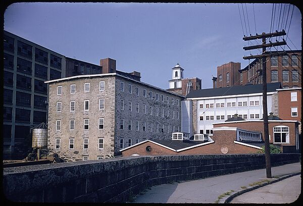 [654 Views of Mills, for Fortune Article "These Dark Satanic Mills"], Walker Evans (American, St. Louis, Missouri 1903–1975 New Haven, Connecticut), Color film transparency