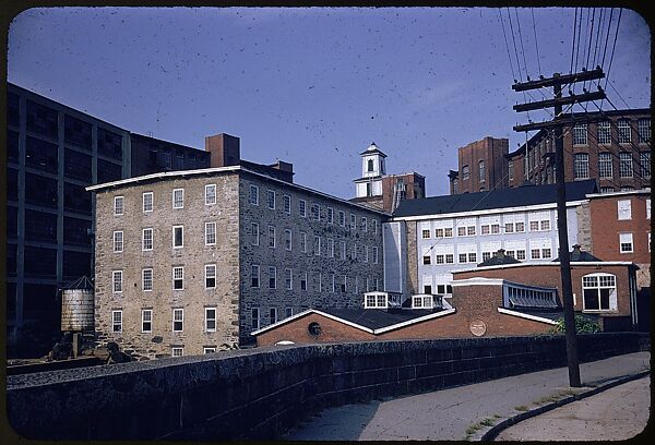 [654 Views of Mills, for Fortune Article "These Dark Satanic Mills"], Walker Evans (American, St. Louis, Missouri 1903–1975 New Haven, Connecticut), Color film transparency