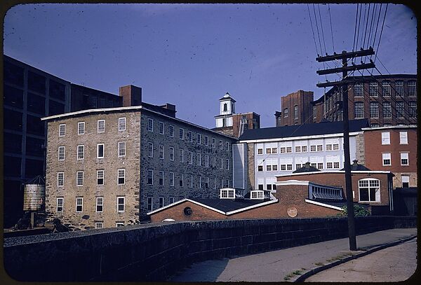[654 Views of Mills, for Fortune Article "These Dark Satanic Mills"], Walker Evans (American, St. Louis, Missouri 1903–1975 New Haven, Connecticut), Color film transparency