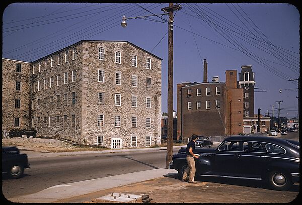 [654 Views of Mills, for Fortune Article "These Dark Satanic Mills"], Walker Evans (American, St. Louis, Missouri 1903–1975 New Haven, Connecticut), Color film transparency