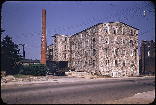 [654 Views of Mills, for Fortune Article "These Dark Satanic Mills"], Walker Evans (American, St. Louis, Missouri 1903–1975 New Haven, Connecticut), Color film transparency