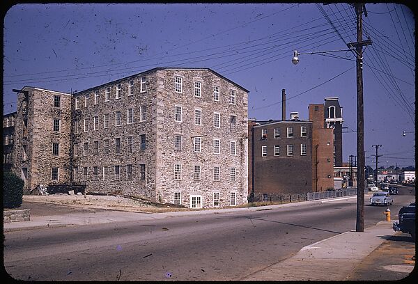 [654 Views of Mills, for Fortune Article "These Dark Satanic Mills"], Walker Evans (American, St. Louis, Missouri 1903–1975 New Haven, Connecticut), Color film transparency