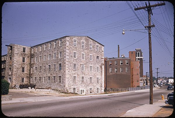 [654 Views of Mills, for Fortune Article "These Dark Satanic Mills"], Walker Evans (American, St. Louis, Missouri 1903–1975 New Haven, Connecticut), Color film transparency