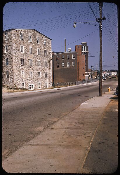 [654 Views of Mills, for Fortune Article "These Dark Satanic Mills"], Walker Evans (American, St. Louis, Missouri 1903–1975 New Haven, Connecticut), Color film transparency