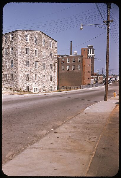 [654 Views of Mills, for Fortune Article "These Dark Satanic Mills"], Walker Evans (American, St. Louis, Missouri 1903–1975 New Haven, Connecticut), Color film transparency