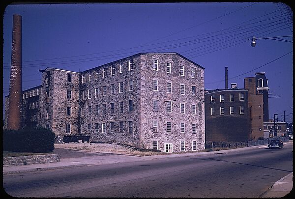 [654 Views of Mills, for Fortune Article "These Dark Satanic Mills"], Walker Evans (American, St. Louis, Missouri 1903–1975 New Haven, Connecticut), Color film transparency