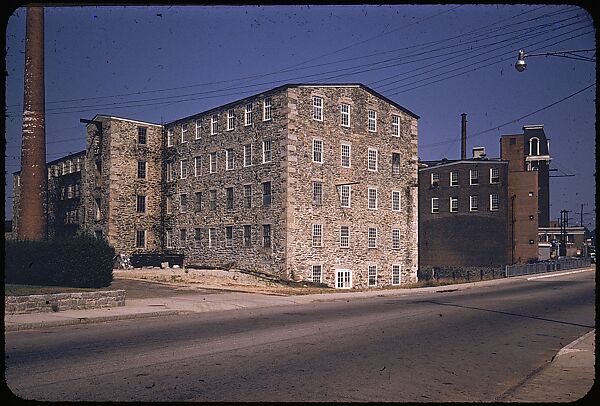 [654 Views of Mills, for Fortune Article "These Dark Satanic Mills"], Walker Evans (American, St. Louis, Missouri 1903–1975 New Haven, Connecticut), Color film transparency