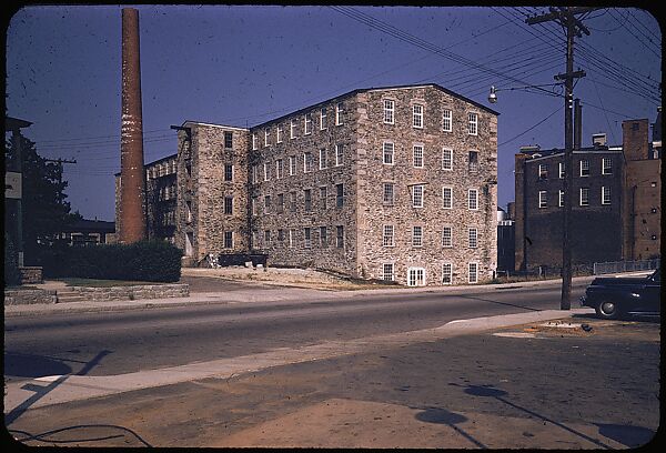 [654 Views of Mills, for Fortune Article "These Dark Satanic Mills"], Walker Evans (American, St. Louis, Missouri 1903–1975 New Haven, Connecticut), Color film transparency