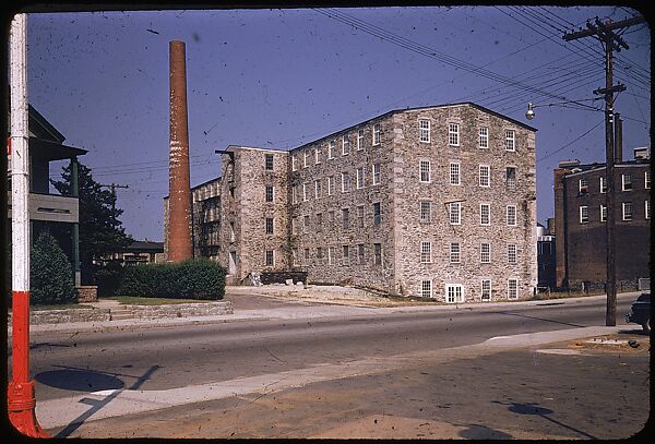 [654 Views of Mills, for Fortune Article "These Dark Satanic Mills"], Walker Evans (American, St. Louis, Missouri 1903–1975 New Haven, Connecticut), Color film transparency