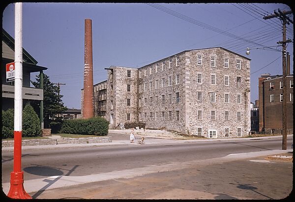 [654 Views of Mills, for Fortune Article "These Dark Satanic Mills"], Walker Evans (American, St. Louis, Missouri 1903–1975 New Haven, Connecticut), Color film transparency