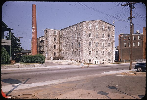 [654 Views of Mills, for Fortune Article "These Dark Satanic Mills"], Walker Evans (American, St. Louis, Missouri 1903–1975 New Haven, Connecticut), Color film transparency
