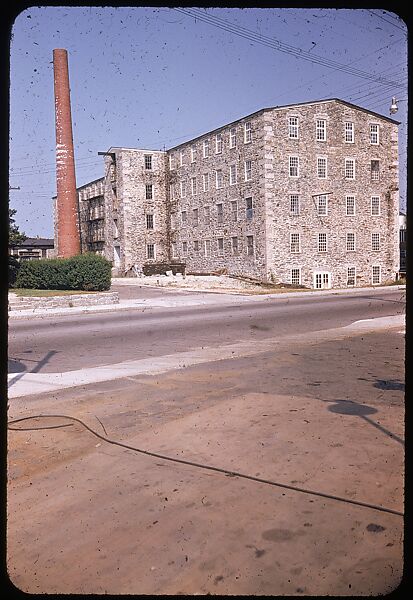 [654 Views of Mills, for Fortune Article "These Dark Satanic Mills"], Walker Evans (American, St. Louis, Missouri 1903–1975 New Haven, Connecticut), Color film transparency