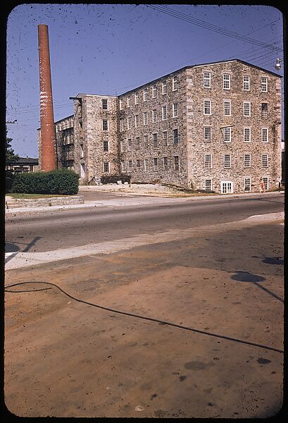 [654 Views of Mills, for Fortune Article "These Dark Satanic Mills"], Walker Evans (American, St. Louis, Missouri 1903–1975 New Haven, Connecticut), Color film transparency