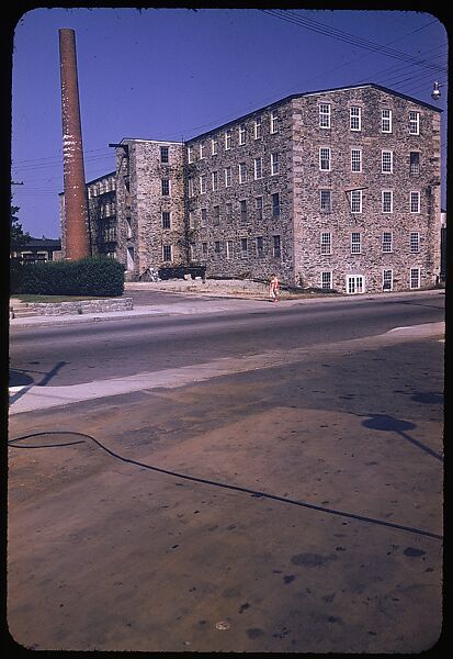 [654 Views of Mills, for Fortune Article "These Dark Satanic Mills"], Walker Evans (American, St. Louis, Missouri 1903–1975 New Haven, Connecticut), Color film transparency