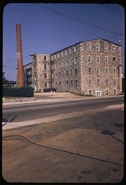 [654 Views of Mills, for Fortune Article "These Dark Satanic Mills"], Walker Evans (American, St. Louis, Missouri 1903–1975 New Haven, Connecticut), Color film transparency