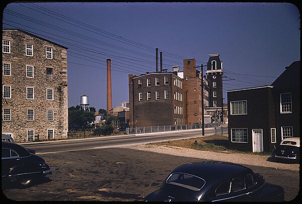 [654 Views of Mills, for Fortune Article "These Dark Satanic Mills"], Walker Evans (American, St. Louis, Missouri 1903–1975 New Haven, Connecticut), Color film transparency