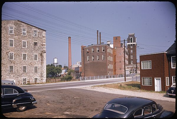 [654 Views of Mills, for Fortune Article "These Dark Satanic Mills"], Walker Evans (American, St. Louis, Missouri 1903–1975 New Haven, Connecticut), Color film transparency