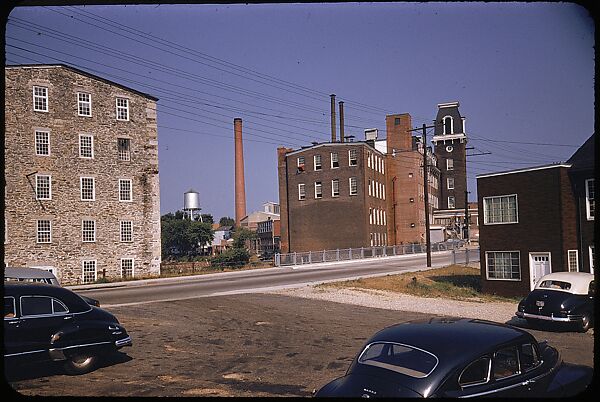 [654 Views of Mills, for Fortune Article "These Dark Satanic Mills"], Walker Evans (American, St. Louis, Missouri 1903–1975 New Haven, Connecticut), Color film transparency