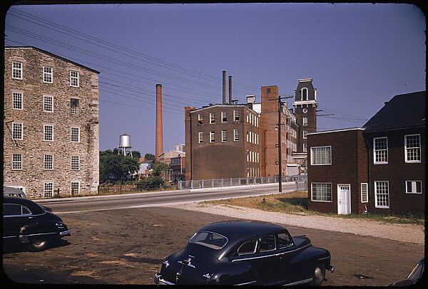 [654 Views of Mills, for Fortune Article "These Dark Satanic Mills"], Walker Evans (American, St. Louis, Missouri 1903–1975 New Haven, Connecticut), Color film transparency