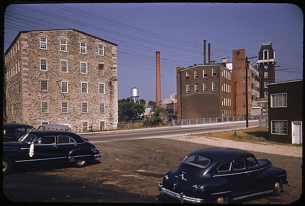 [654 Views of Mills, for Fortune Article "These Dark Satanic Mills"], Walker Evans (American, St. Louis, Missouri 1903–1975 New Haven, Connecticut), Color film transparency