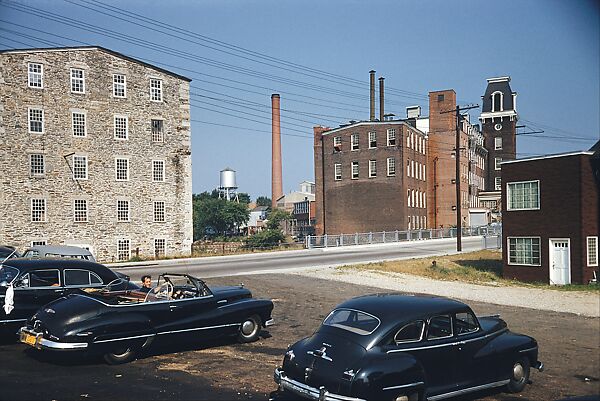 [654 Views of Mills, for Fortune Article "These Dark Satanic Mills"], Walker Evans (American, St. Louis, Missouri 1903–1975 New Haven, Connecticut), Color film transparency