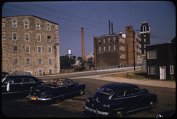 [654 Views of Mills, for Fortune Article "These Dark Satanic Mills"], Walker Evans (American, St. Louis, Missouri 1903–1975 New Haven, Connecticut), Color film transparency