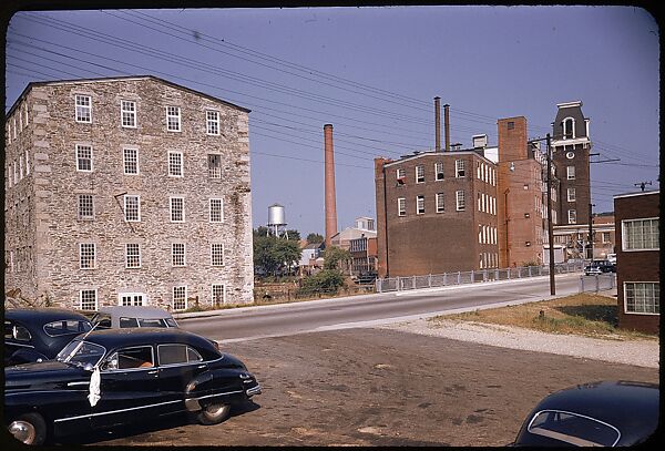 [654 Views of Mills, for Fortune Article "These Dark Satanic Mills"], Walker Evans (American, St. Louis, Missouri 1903–1975 New Haven, Connecticut), Color film transparency