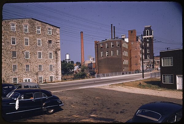 [654 Views of Mills, for Fortune Article "These Dark Satanic Mills"], Walker Evans (American, St. Louis, Missouri 1903–1975 New Haven, Connecticut), Color film transparency