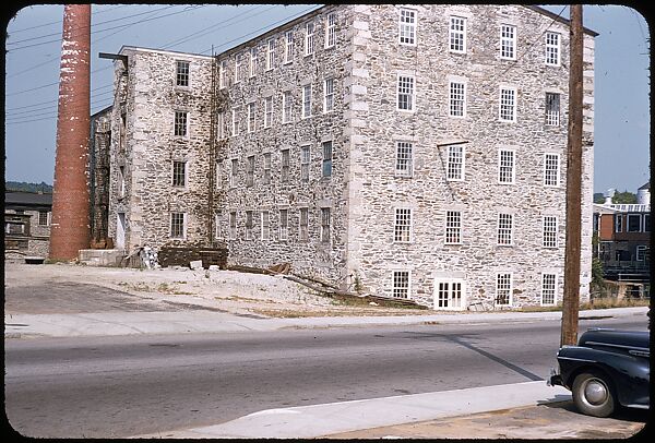 [654 Views of Mills, for Fortune Article "These Dark Satanic Mills"], Walker Evans (American, St. Louis, Missouri 1903–1975 New Haven, Connecticut), Color film transparency