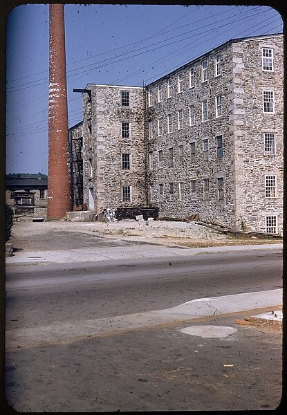 [654 Views of Mills, for Fortune Article "These Dark Satanic Mills"], Walker Evans (American, St. Louis, Missouri 1903–1975 New Haven, Connecticut), Color film transparency