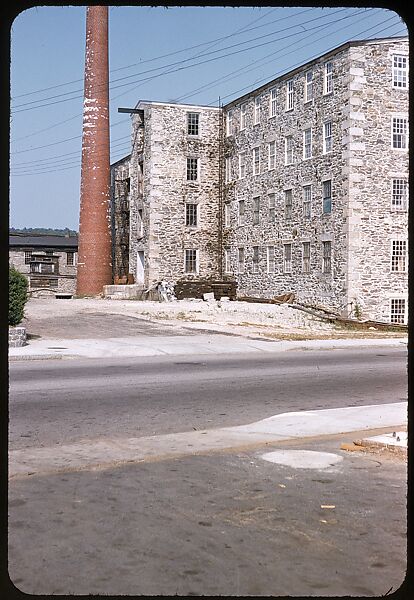 [654 Views of Mills, for Fortune Article "These Dark Satanic Mills"], Walker Evans (American, St. Louis, Missouri 1903–1975 New Haven, Connecticut), Color film transparency