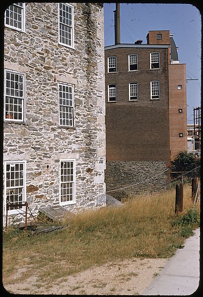 [654 Views of Mills, for Fortune Article "These Dark Satanic Mills"], Walker Evans (American, St. Louis, Missouri 1903–1975 New Haven, Connecticut), Color film transparency