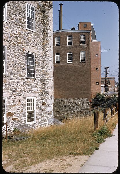 [654 Views of Mills, for Fortune Article "These Dark Satanic Mills"], Walker Evans (American, St. Louis, Missouri 1903–1975 New Haven, Connecticut), Color film transparency