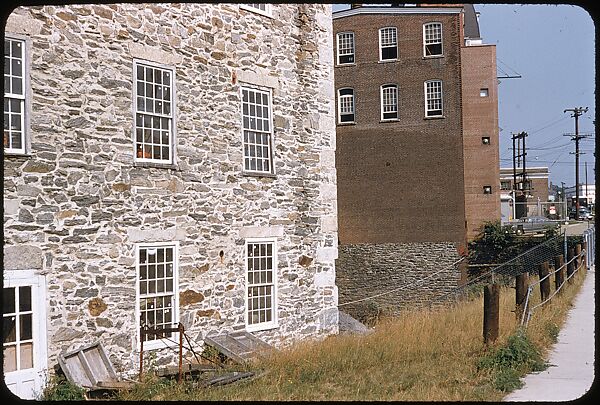 [654 Views of Mills, for Fortune Article "These Dark Satanic Mills"], Walker Evans (American, St. Louis, Missouri 1903–1975 New Haven, Connecticut), Color film transparency