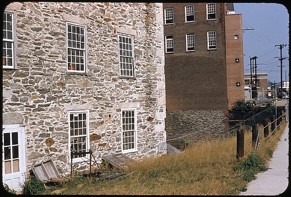 [654 Views of Mills, for Fortune Article "These Dark Satanic Mills"], Walker Evans (American, St. Louis, Missouri 1903–1975 New Haven, Connecticut), Color film transparency