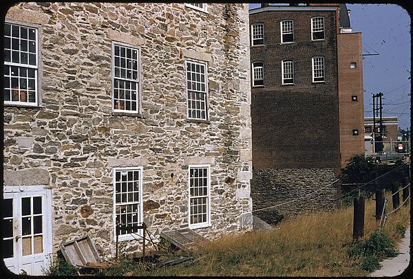 [654 Views of Mills, for Fortune Article "These Dark Satanic Mills"], Walker Evans (American, St. Louis, Missouri 1903–1975 New Haven, Connecticut), Color film transparency